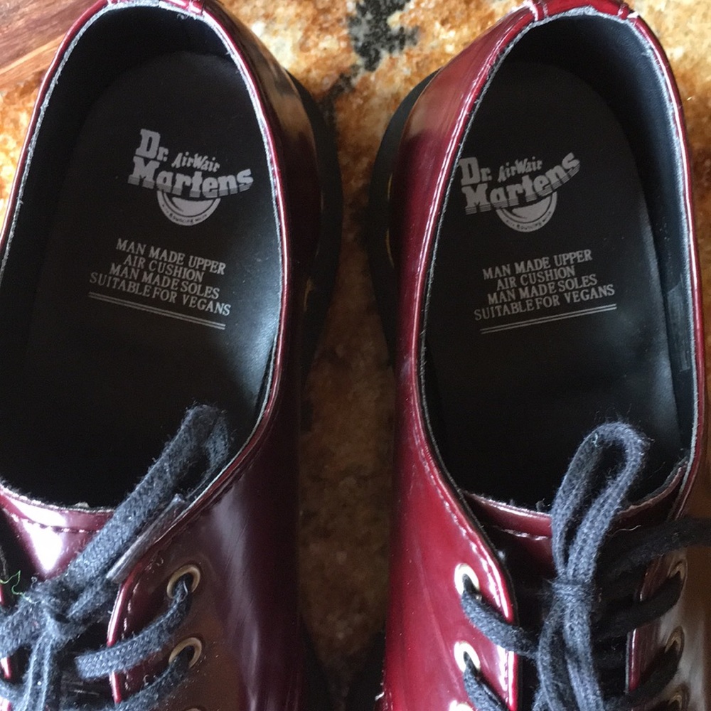 Vegan Dr. Martens 1461 Worn Once Oxford - Picture 2 of 5